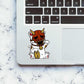 Monster Cat Sticker | STICK IT UP