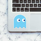 Blue Pacman Sticker | STICK IT UP