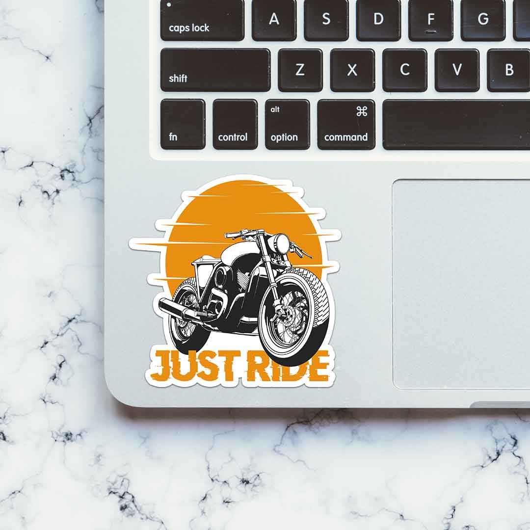 Just Ride Sticker | STICK IT UP