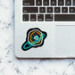 Neon Donut universe Sticker | STICK IT UP