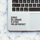 Philanthrophist Sticker | STICK IT UP