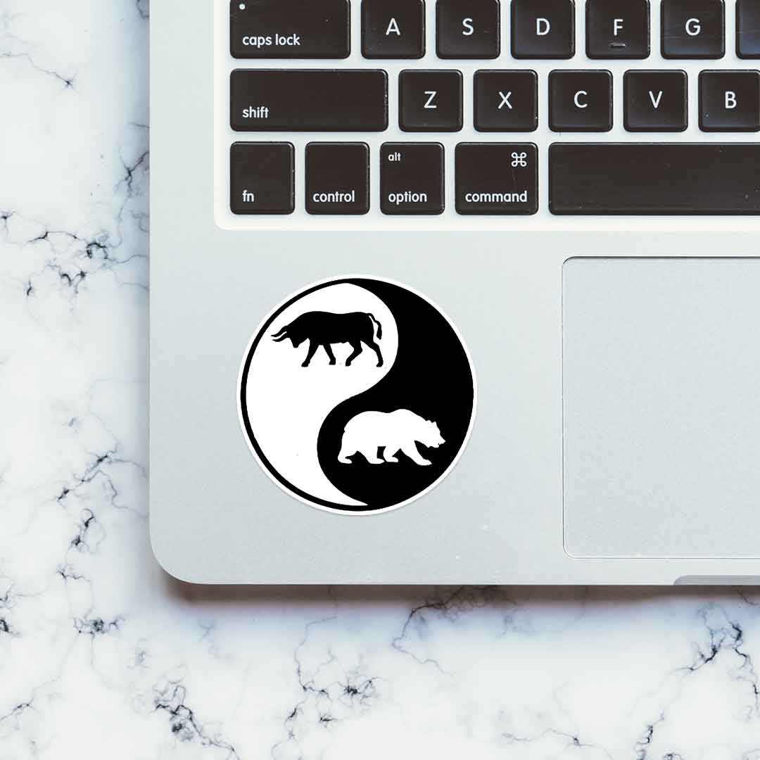 Bull and Bear Sticker | STICK IT UP