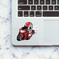 Red Bike Racer Sticker | STICK IT UP