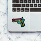 Neon Gun Sticker | STICK IT UP