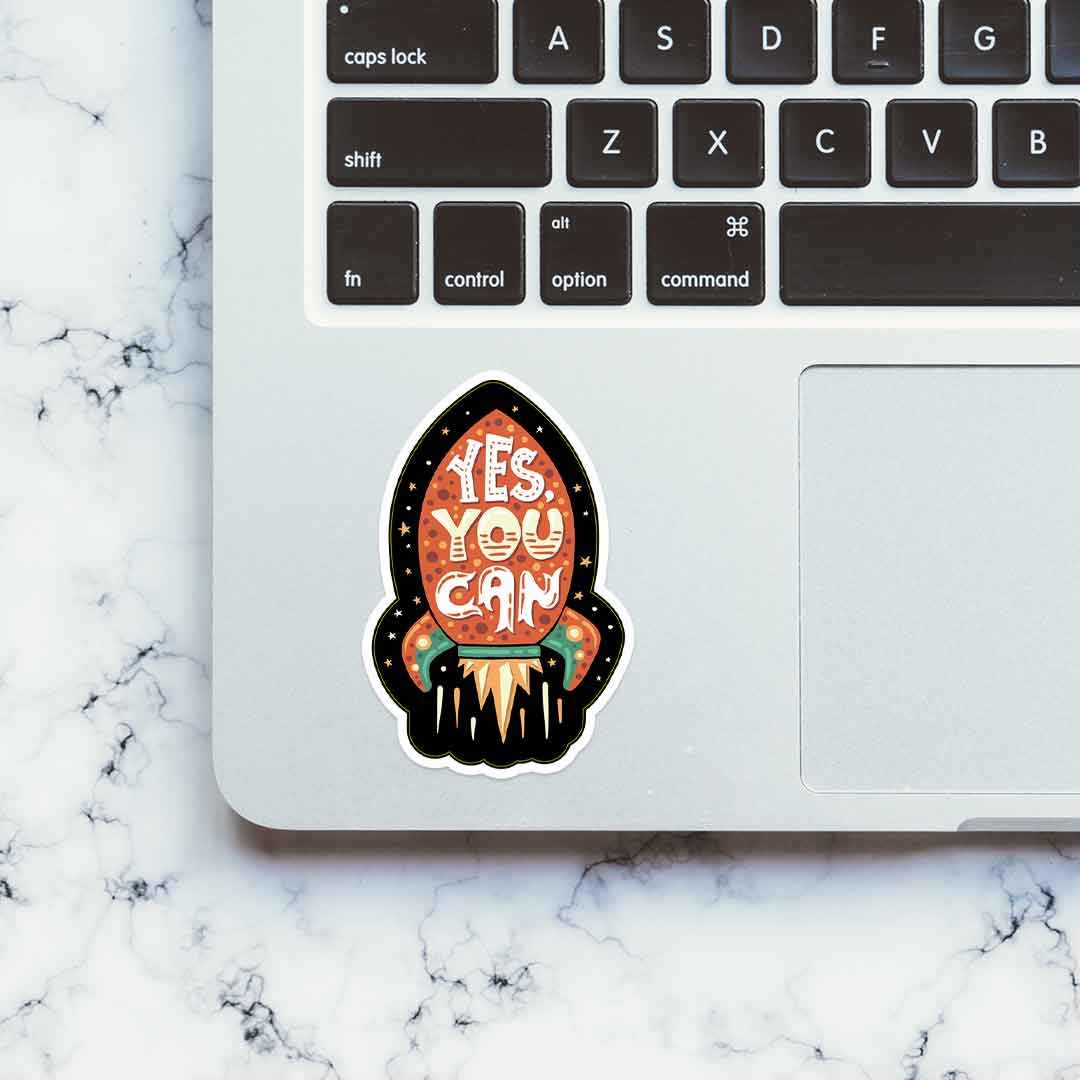 Yes you can! Sticker | STICK IT UP