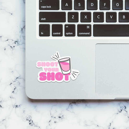 Shoot Your Shot Sticker | STICK IT UP