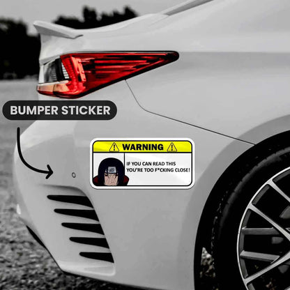 Warning!! If you can read this Bumper Sticker | STICK IT UP