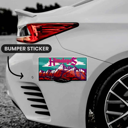 Himalayas Bumper Sticker | STICK IT UP