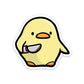 Duck With Knife Sticker | STICK IT UP