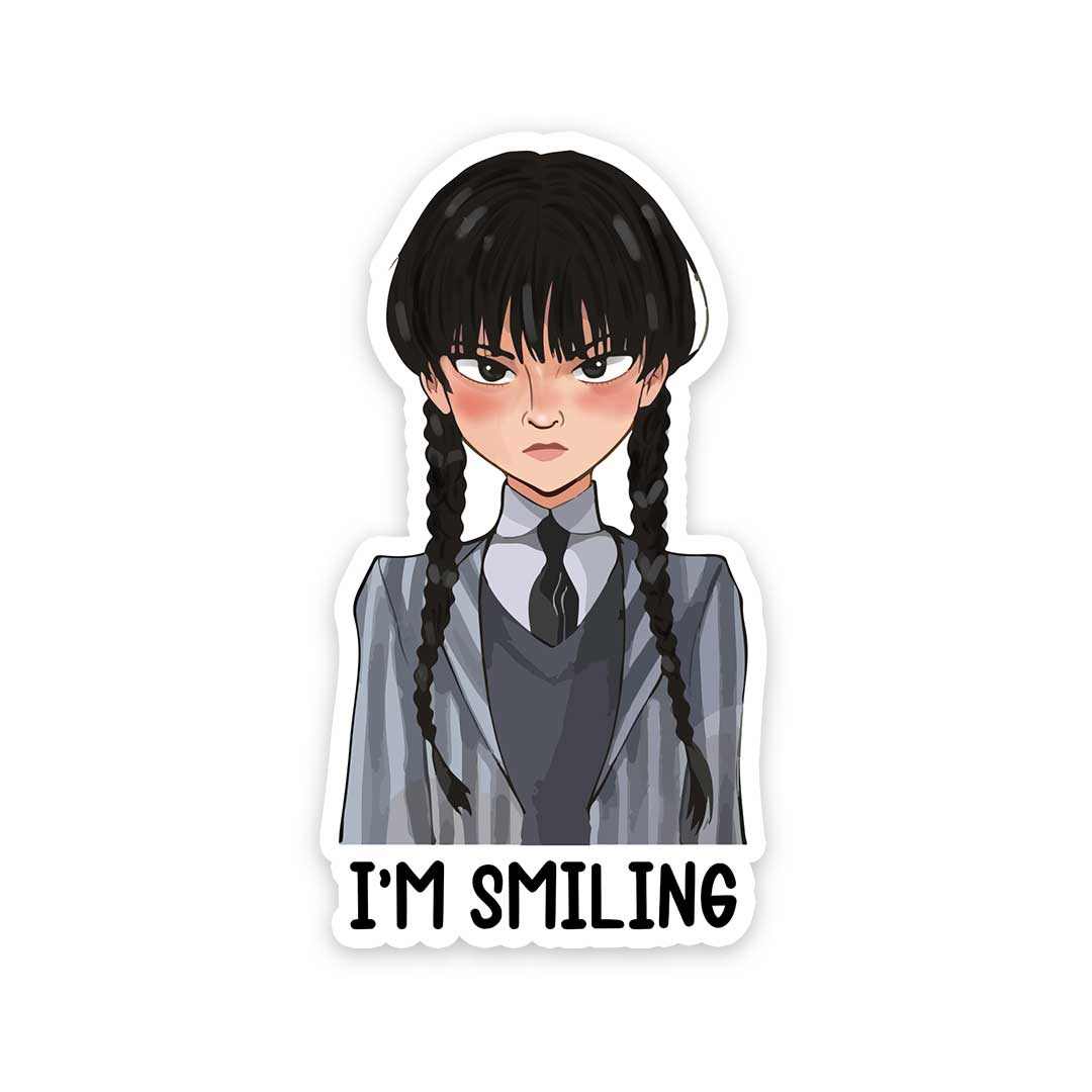 I'm smiling Sticker | STICK IT UP