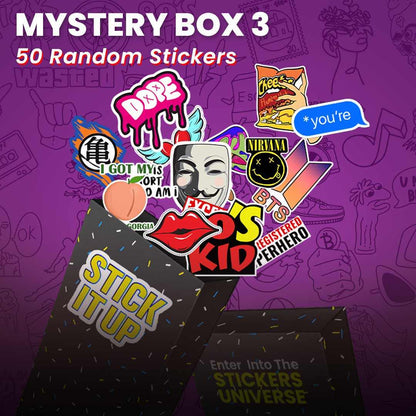 Mystery Box 3 [50 Random Stickers] | STICK IT UP