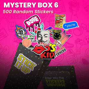 Mystery Box 6 [500 Random Stickers] | STICK IT UP
