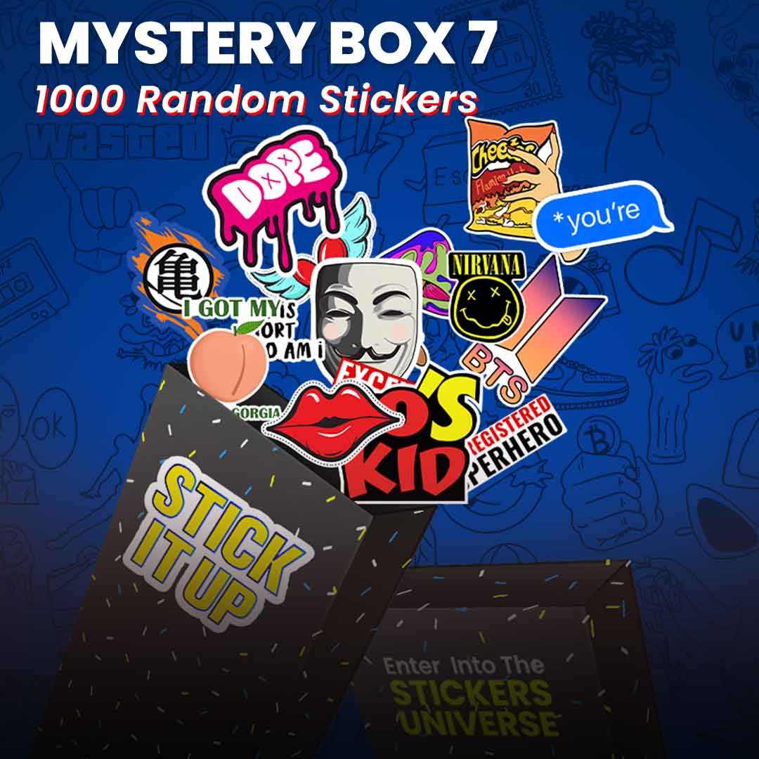 Mystery Box 7 [1000 Random Stickers] | STICK IT UP