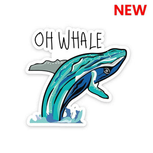 Oh whale Sticker | STICK IT UP
