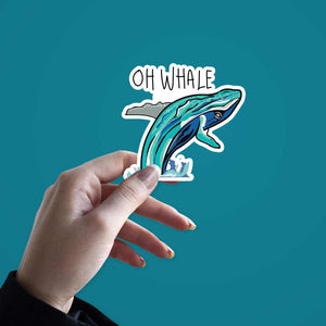 Oh whale Sticker | STICK IT UP