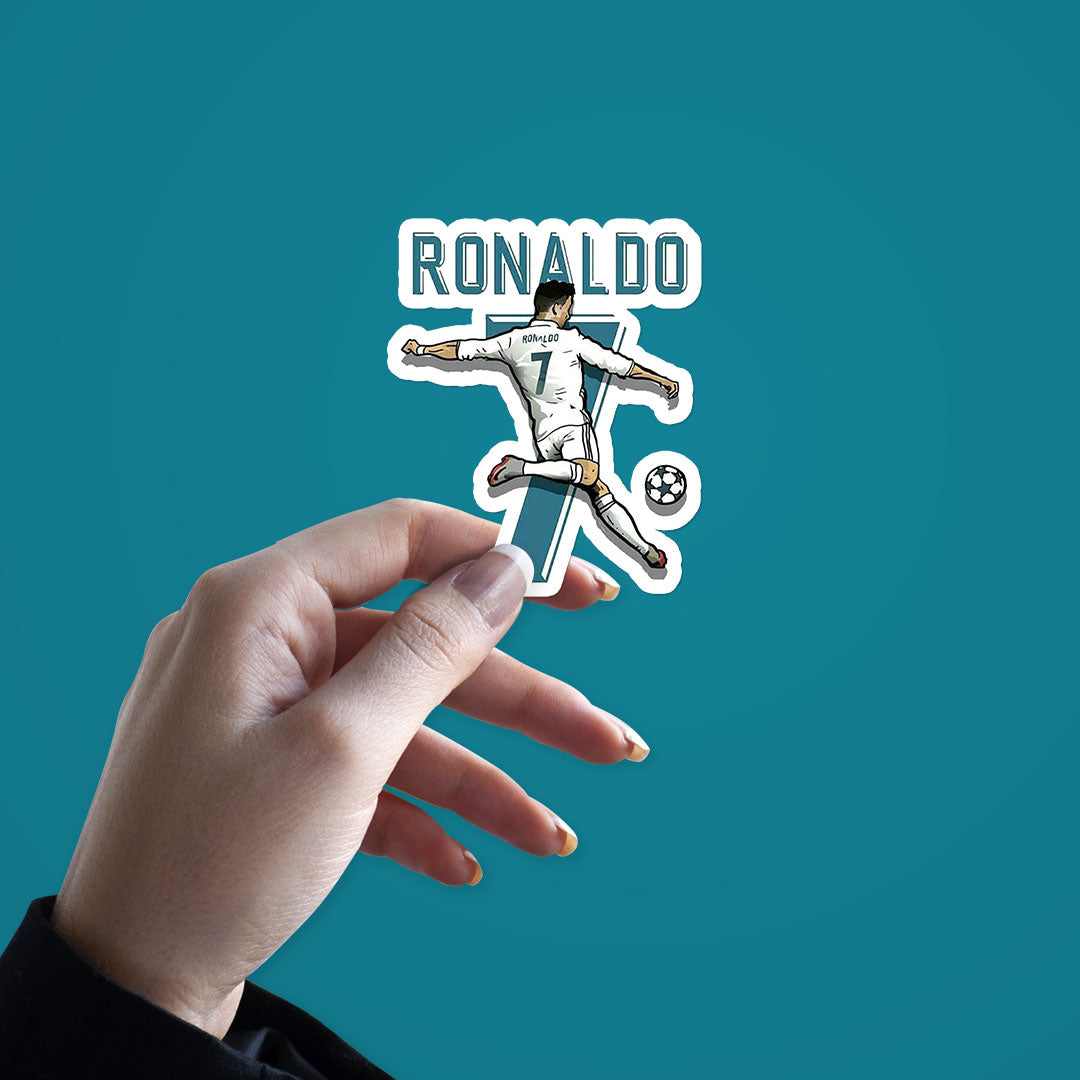 Ronaldo-GOAT Sticker | STICK IT UP