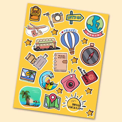 Travel Mini Stickers Sheet | STICK IT UP