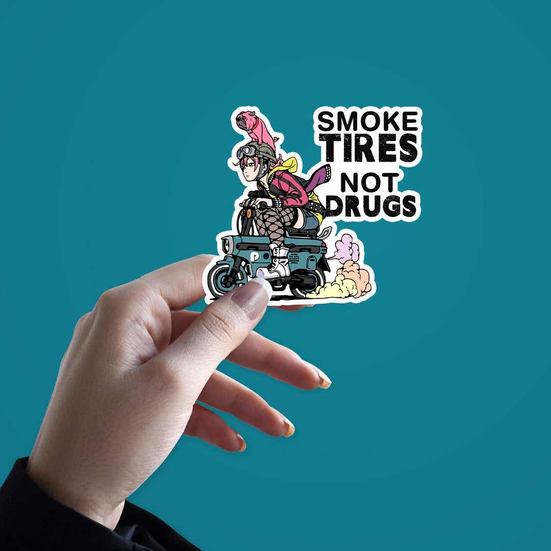 Smoke Tires Sticker | STICK IT UP