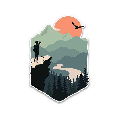 Mountain Adventure Bumper Sticker | STICK IT UP