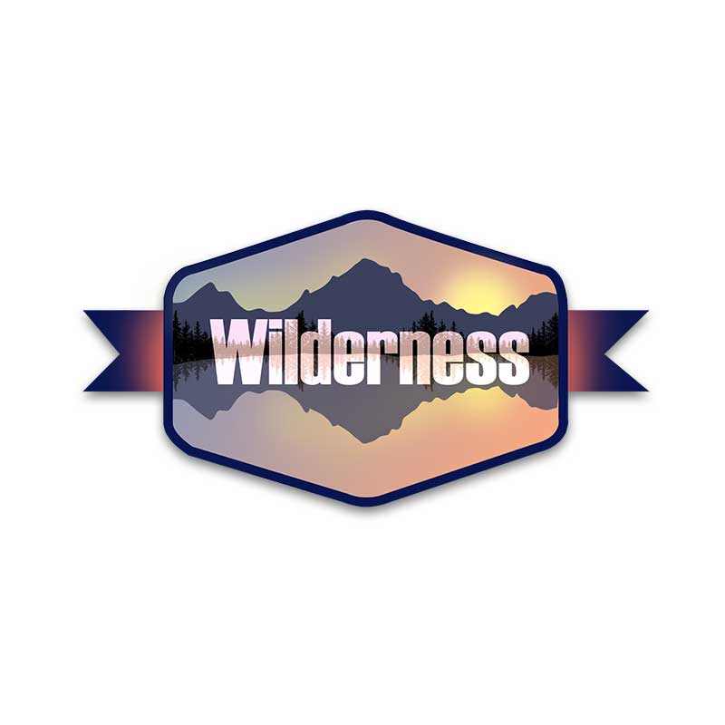 Wilderness Bumper Sticker | STICK IT UP
