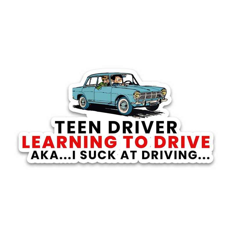 Teen Driver Bumper Sticker | STICK IT UP
