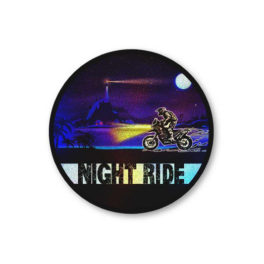 Night Ride Diamond Dust Sticker | STICK IT UP