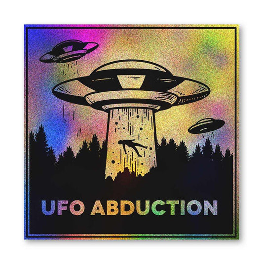 UFO Abduction Diamond Dust Sticker | STICK IT UP