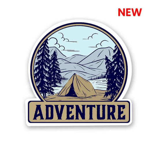 Adventure - Camping Sticker - STICK IT UP