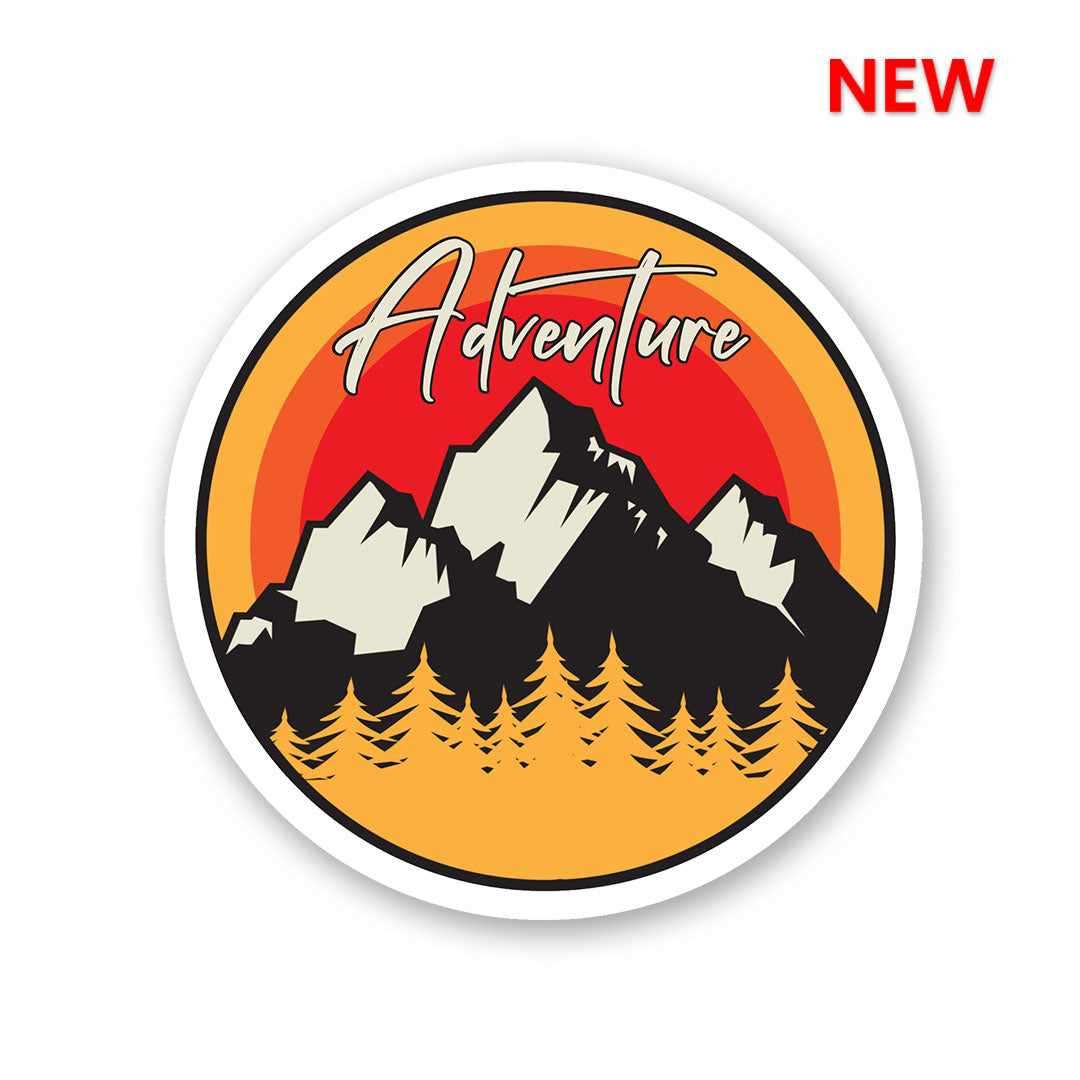 Adventure - Mountains Sticker - Stickers | STICK IT UP