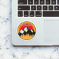 Adventure - Mountains Sticker waterproof vinyl decal for laptop, bike, car & bottle