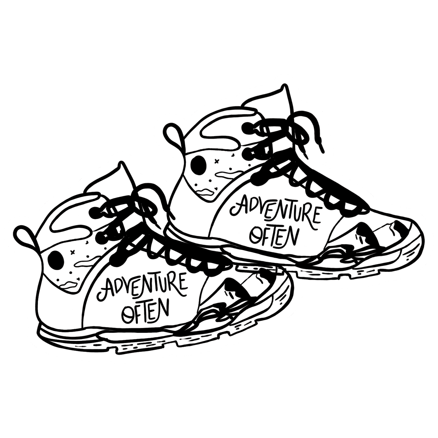 Adventure often Holographic Stickers waterproof vinyl decal for laptop, bike, car & bottle