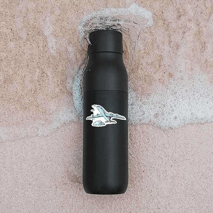 Aeroplane Sticker waterproof vinyl decal for laptop, bike, car & bottle