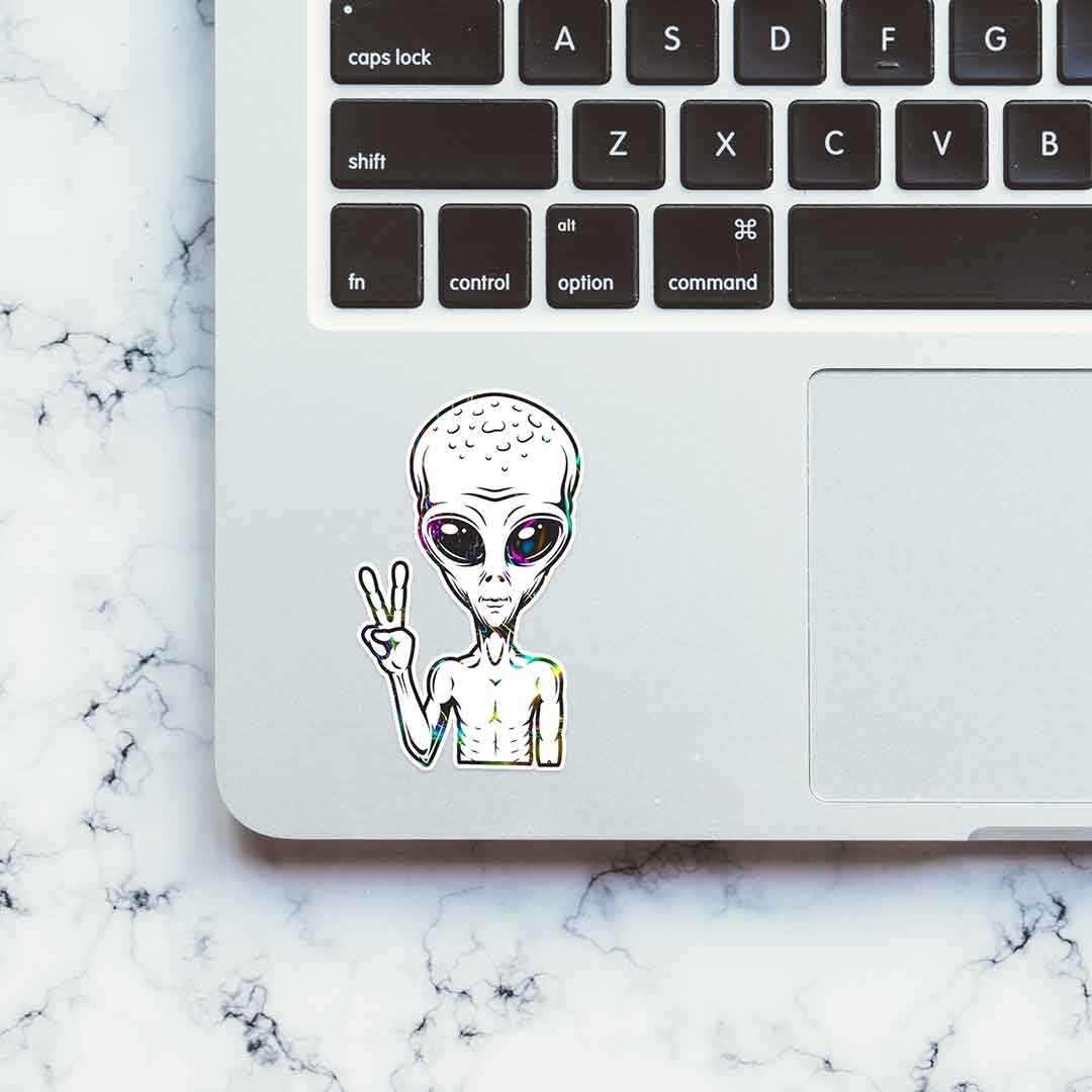 Buy Alien sticker Online | Premium Waterproof Vinyl | STICK IT UP
