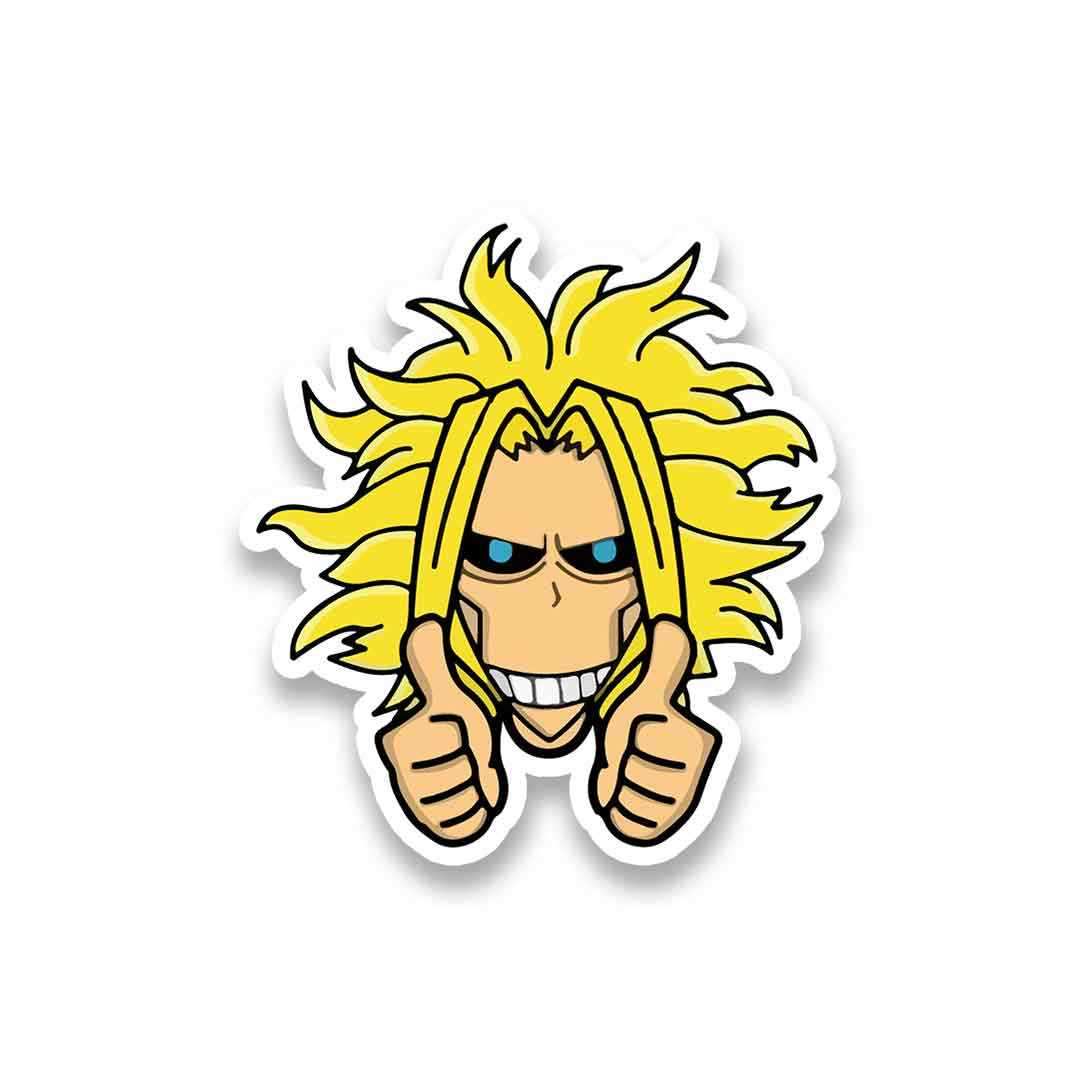Almighty Sticker waterproof vinyl decal for laptop, bike, car & bottle