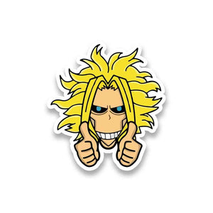 Almighty Sticker waterproof vinyl decal for laptop, bike, car & bottle