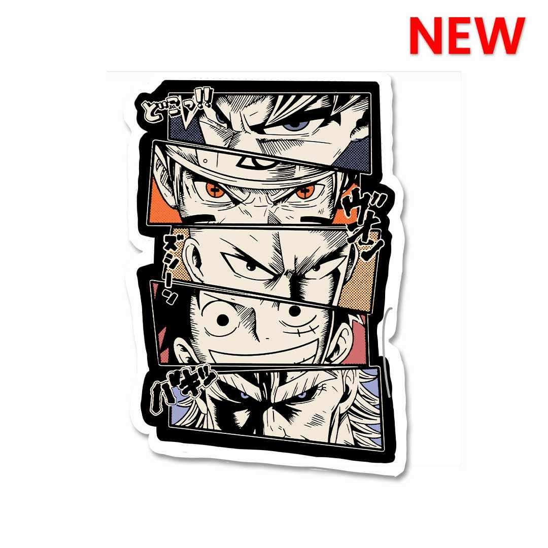 Anime Artwork Sticker waterproof vinyl decal for laptop, bike, car & bottle