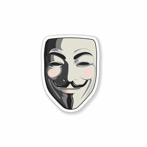 Anonymous Sticker waterproof vinyl decal for laptop, bike, car & bottle
