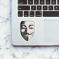 Anonymous Sticker waterproof vinyl decal for laptop, bike, car & bottle