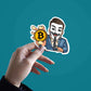 Anonymous Trader Sticker waterproof vinyl decal for laptop, bike, car & bottle