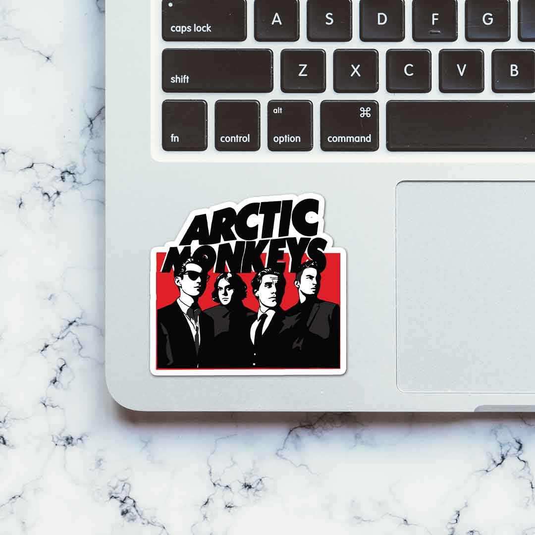Arctic monkeys Sticker waterproof vinyl decal for laptop, bike, car & bottle