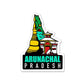Arunachal Pradesh Sticker waterproof vinyl decal for laptop, bike, car & bottle