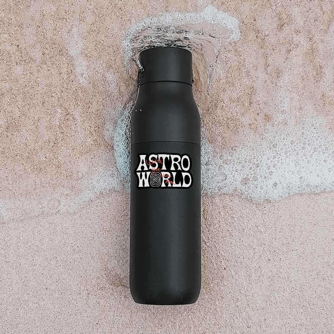 Astro World Sticker waterproof vinyl decal for laptop, bike, car & bottle