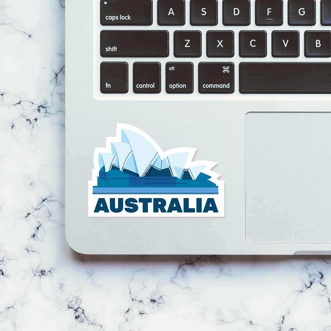Australia Sticker waterproof vinyl decal for laptop, bike, car & bottle