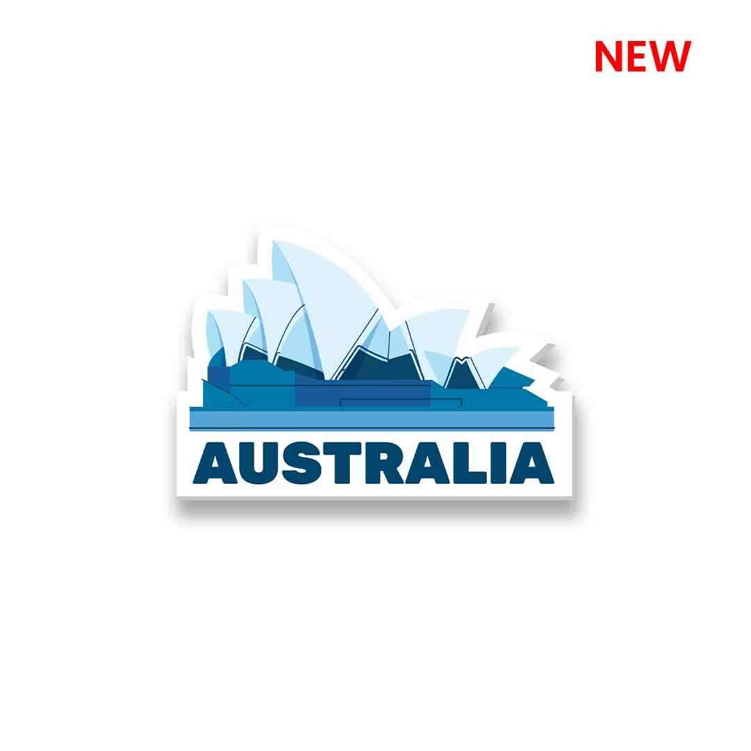 Australia Sticker waterproof vinyl decal for laptop, bike, car & bottle