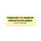 Avoid both of them Sticker waterproof vinyl decal for laptop, bike, car & bottle
