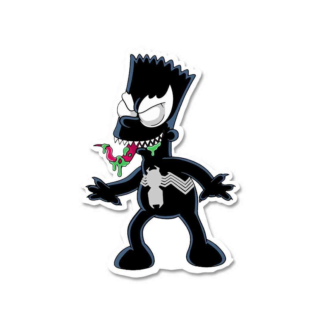Bart Venom Sticker - STICK IT UP