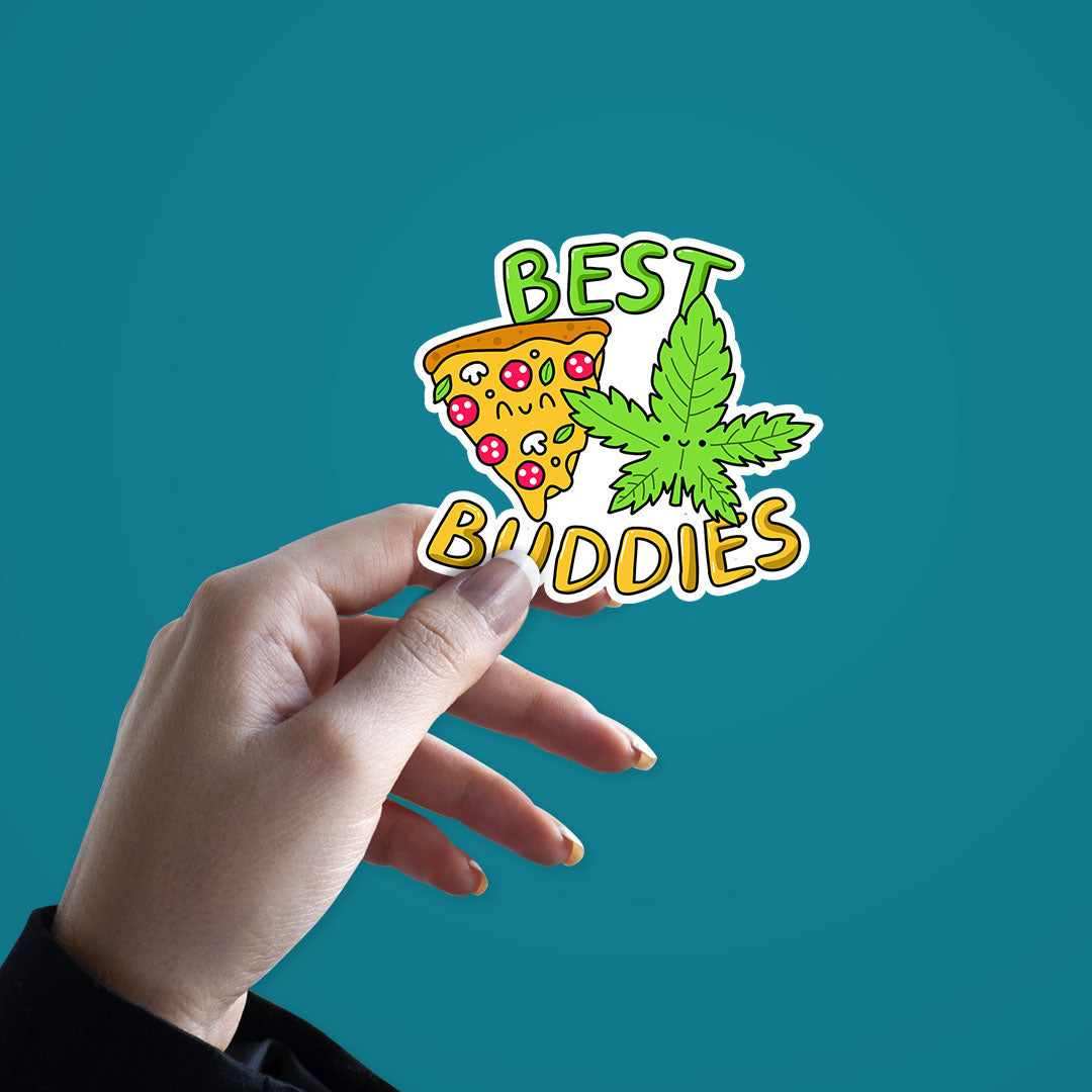 Best Buddies Sticker waterproof vinyl decal for laptop, bike, car & bottle