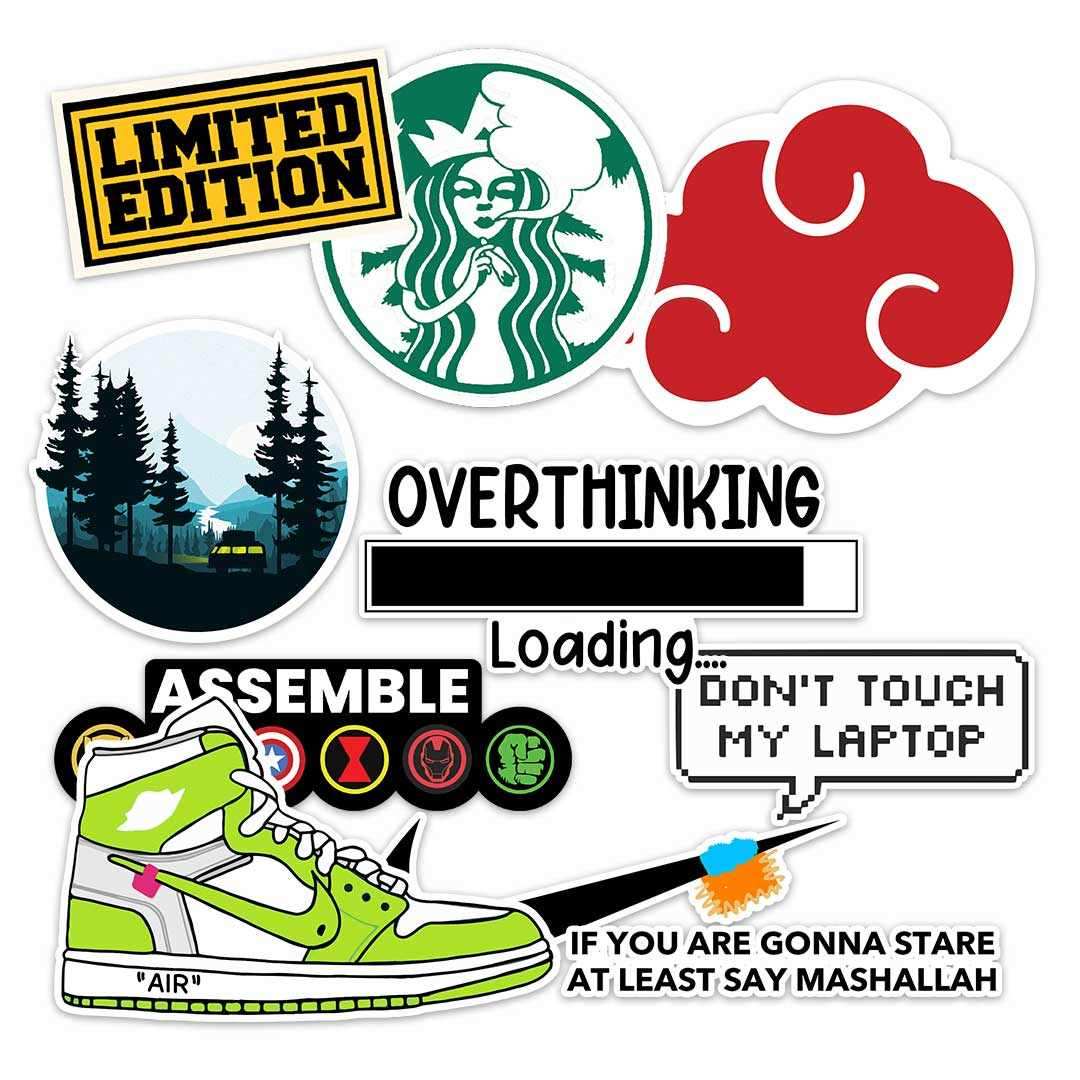 BEST SELLER STICKER PACK [10 stickers] waterproof vinyl decal for laptop, bike, car & bottle