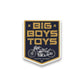 Big Boys Toys Sticker waterproof vinyl decal for laptop, bike, car & bottle