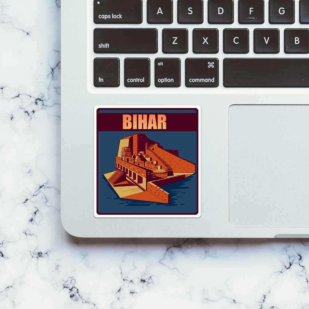 Bihar Sticker waterproof vinyl decal for laptop, bike, car & bottle